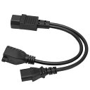 C14 オス ~ C13 Nema 5‑15R メス 電源コード IEC320 C14 ~ IEC320 C13 Y スプリッター電源コード 電源アダプタコード 1 IN 2 OUT デザイン
