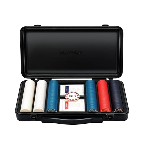 Nashセラミックポーカチップセット テキサスホールデム 300枚[チップバリュー表記なし] 各39mm & 10g と耐久性に ポリカーボネート製ケース
