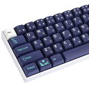 XDAプロファイルPBTキーキャップ60%、83キーカスタムゲーミングキーキャップANSI USおよ昇華型Cherry Gateron MXスイッチメカニカルキーボード(Blue moon)