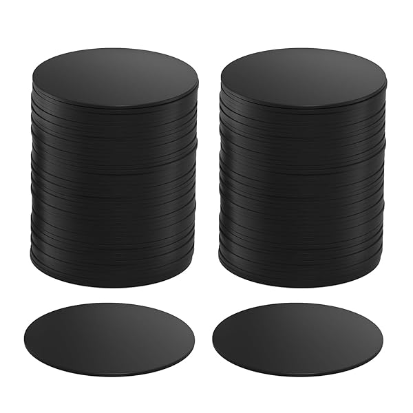 NFCタグ NTAG215 コイン型カード NFCコイン (ブラック, 30枚セット) 円形 直径25mm 504バイトAmiibo対応用 ショートカットアプリ対応