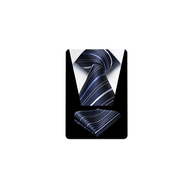 ネービー ネクタイ メンズ フォマール ビジネス ネクタイ チーフ セット ストラップ柄 ブランド 結婚式..