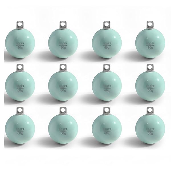 無鉛オモリ20g~200g球体ボール型丸玉釣りおもりコーティングされた釣りオモリシンカー深くまでに沈む錘..