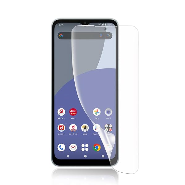 【反射防止】Aquos wish 4 フィルム TPU素材 Aquos wish 4 SH-52E docomo アンチグレア マット指紋防止 フィルム/ガイドツール付き/撥水撥油 Aquoswish4 高感度ハイドロゲル保護フィルム