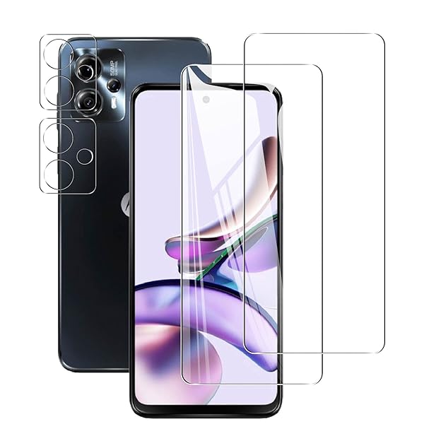 Motorola Moto G13 ガラスフィルム【2+2枚入り 国産AGC旭硝子】対応 Moto G13 フィルム（2枚入）+レンズ保護フィルム（2枚入） motog13 保護フィルム さらさら 強化フィルム 液晶 ガラス 極薄 厚さ0.26 高硬