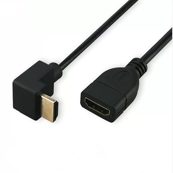 0.15m 0.3m 0.5m短いHDMI ケーブル，4k /1080PHDMI 延長ケーブル, HDMI 1.4オス-メス 90度L字型左右向きHDMI 延長ケーブル 高速HDMI変換4K 60Hz HDMI 1.4ケーブル (0.15m, 上L,メス-オス.)ブランド色上L,メス-オス.モデル商品説明【商品概要】伝送速度：最大伝送速度は18Gbps（340MHz）です。ケーブル長さ：0.15m/0.5m。四つの方向があって：上L、下L、左L、右L。直径：5.5mm。HDMI 延長ケーブル：このHDMI延長ケーブルを使うことでお手持ちのテレビ、プロジェクター、ディスプレイをブルーレイプレイヤー、 PS3/4 、Xbox One/360、FireTVStick、Chromecast等のHDMI機器に楽に接続可能です。映像と音声信号を長距離でも伝送実現出来るケーブルです。HDMI規格1.4対応：1080p(Full HD)と2160p(4K)の高解像度、色深度 48 bit(ディープカラー)の鮮やかで豊かな映像を楽しめます。HDMIイーサネットチャンネル（HEC）、 テレビにつながるHDMI機器とイーサネットで接続可能なので別途LAN接続の必要がありません。オーディオリターンチャンネル(ARC)に対応、音声信号をテレビ側からAVアンプ等に伝送可能です。サビなどに強く信号劣化を抑える金メッキプラグ、更に外部ノイズの干渉から信号を保護する3重シールドとツイストペア構造を採用しています。高速伝送対応します。本延長ケーブルは出力デバイスがTV、ディスプレイとの接続距離が遠すぎる問題を簡単に解決出来ますから、ケーブルの不足に心配する必要がありません。【商品説明】伝送速度：最大伝送速度は18Gbps（340MHz）です。【商品詳細】商品種別：家電＆カメラ商品名：0.15m 0.3m 0.5m短いHDMI ケーブル，4k /1080PHDMI 延長ケーブル, HDMI 1.4オス-メス 90度L字型左右向きHDMI 延長ケーブル 高速HDMI変換4K 60Hz HDMI 1.4ケーブル (0.15m, 上L,メス-オス.)製造元：商品番号：ZHX-HDMI-0620商品内容：0.15m色：上L,メス-オス.【当店からの連絡】