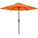 ガーデンパラソル 風に強い 遮阳伞 日除け ベランダ 庭傘 屋外用 大型 アウトドアパラソル 230cm/270cm 角度調整可能 ...