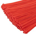 レッドジップタイ 1000本 12インチ 引張強度 60ポンド セルフロックナイロンプラスチックナイロン PA66ワイヤータイ 屋内外用