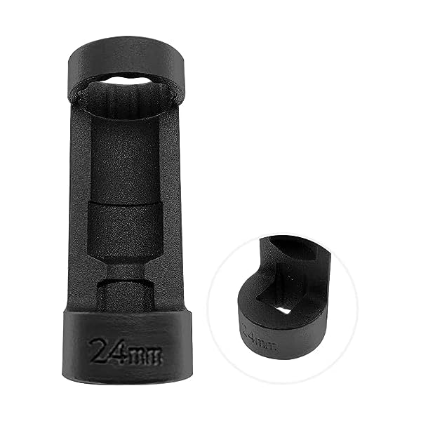 サスペンションストラットナットソケットセット 24 mm 12ポイントソケット 1/2インチドライブインパク..