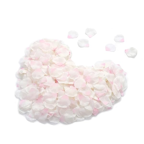 桜 花びら 造花 フラワーシャワー さくら吹雪 飾り 約3000枚 プロポーズ 結婚式用 ウエディング 2次会 誕生日 お祝い クリスマス パーティー用飾り（ホワイトピンク）