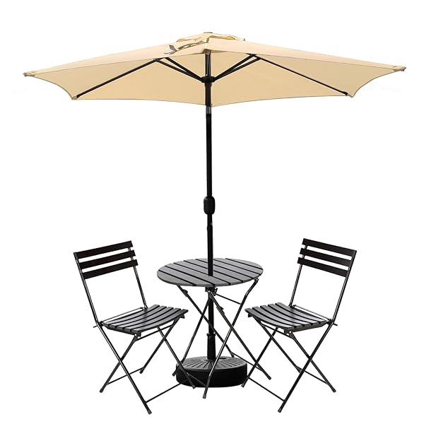 パラソル ガーデンパラソル 230cm 風に強い UVカット 角度調整可能 日除け 撥水加工 折りたたみ 簡単開閉 ビーチパラソル 鉄製 直径230cm×高さ223.5cm アウトドア ビーチ キャンプ 庭 テラス ベランダ ガーデニング バルコニー