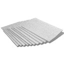 10枚入 アルミ断熱シート 業務用 5mm厚さ 30cm × 20cm 両面アルミ蒸着 発泡断熱 保冷保温シート 窓 床 壁 夏 冬 冷暖房効果アップ カット可能