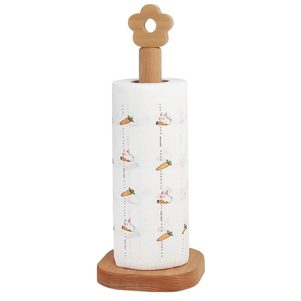 キッチンペーパーホルダー ペーパータオル ホルダー ロールホルダー 木製 ペーパーホルダー 紙巻器 置..