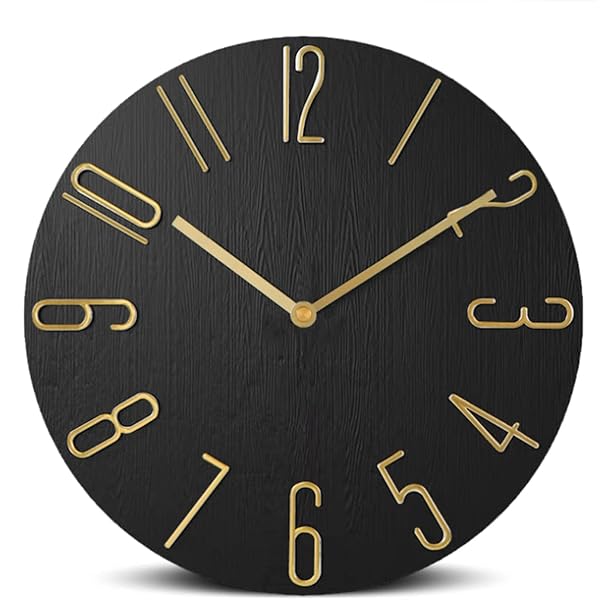 掛け時計 静音 連続秒針 直径30cm おしゃれ 軽い 壁掛け時計 北欧 音がしない 非電波 FDB-8871