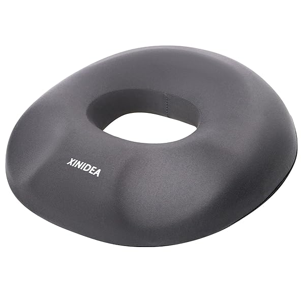 【ヒップ人間工学設計】 円座クッション お尻の痛みを解消 姿勢矯正クッション｜3層圧力分散、柔らかく..