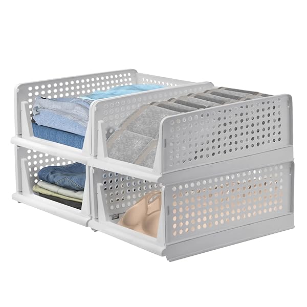 衣装ケース 押し入れ用 収納ケース 引き出し 押し入れ収納ケース 4個組 クローゼット 整理棚 衣類収納 ..