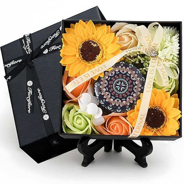 母の日ギフト ソープフラワー フラワーボックス メッセージカード付 プレゼント 女性 新築祝い お誕生日 退職祝い 送別会 結婚祝い 卒業シーズン ブリザードフラワー ギフト おしゃれ フラワーギフト (Solflora)