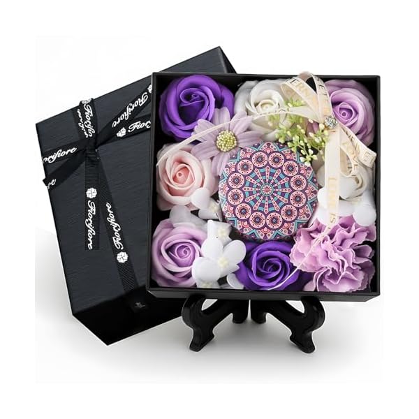 母の日ギフト ソープフラワー フラワーボックス メッセージカード付 プレゼント 女性 新築祝い お誕生日 退職祝い 送別会 結婚祝い 卒業シーズン ブリザードフラワー ギフト おしゃれ フラワーギフト（Lunaire）