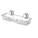 シャンプーラック シャワーラック 浴室ラック シャンプー置き 壁掛け収納ラック ワイヤーかご お風呂 真空吸着 強力吸盤 ステンレス