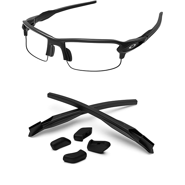 イヤーソック ノーズパッド フラック2.0 For Oakley Flak 2.0 XL - ブラック