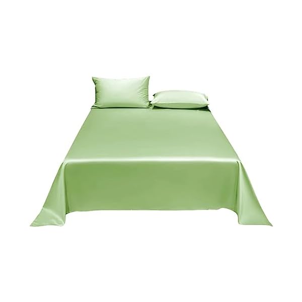 フラットシーツ シングル 綿100％ 敷きシーツ サテン織り 300本高密度生地 コットン 防ダニ 抗菌 防臭 ..