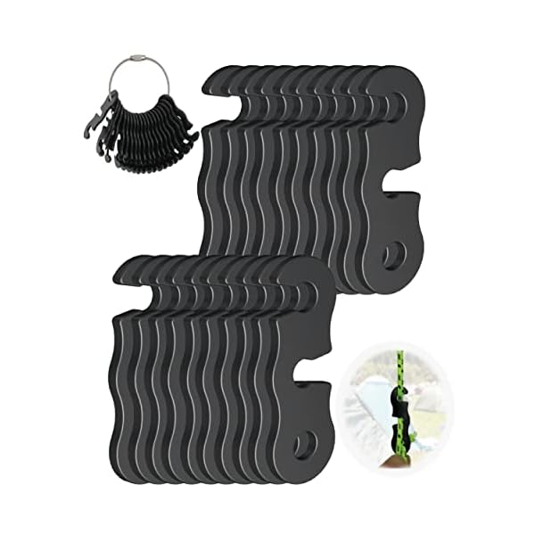 自在金具 20個入 アルミ合金ロープテンショナーキャンプテントガイラインコードアジャスターキャンプ用品、ハイキング、リュックサック用キャンプギア超軽量テントステークスガイラインテンショナーテントコード (くろ20個入)