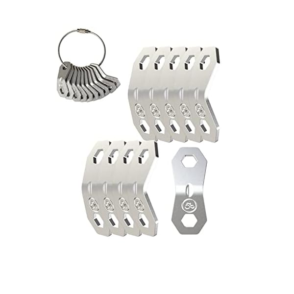 自在金具 10個入 アルミ合金ロープテンショナーキャンプテントガイラインコードアジャスターキャンプ用品、ハイキング、リュックサック用キャンプギア超軽量テントステークスガイラインテンショナーテントコード (六角形の双孔形状-ぎんいろ10個入)