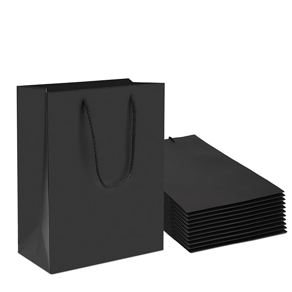 紙袋 手提げ袋 厚手タイプ ギフトバッグ 【15枚セット】 丈夫で耐久性があり 再利用可能 紙袋 ギフト 袋 特大紙袋 DIY 包装 パーティー クリスマス 誕...