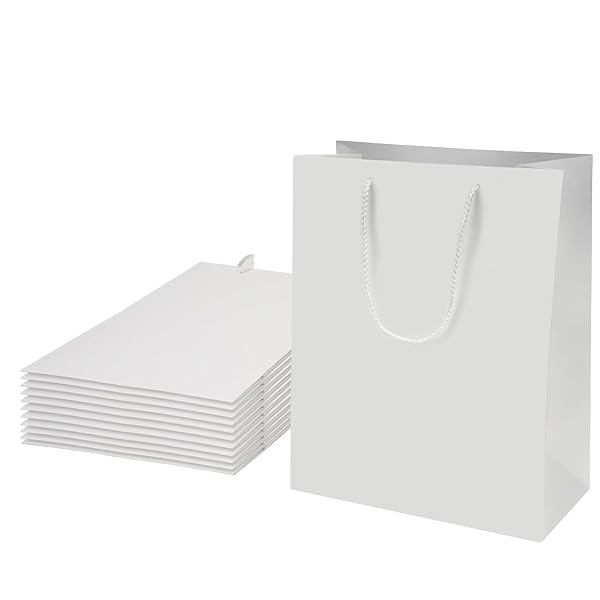 紙袋 手提げ袋 厚手タイプ ギフトバッグ 【15枚セット】 丈夫で耐久性があり 再利用可能 紙袋 ギフト 袋 特大紙袋 DIY 包装 パーティー クリスマス 誕...