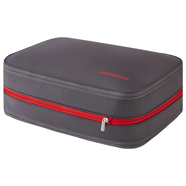 圧縮バッグ 防水トラベルポーチ 旅行用圧縮袋 衣類圧縮袋収納 ファスナー 拡張可能 ペース節約 2 つの..