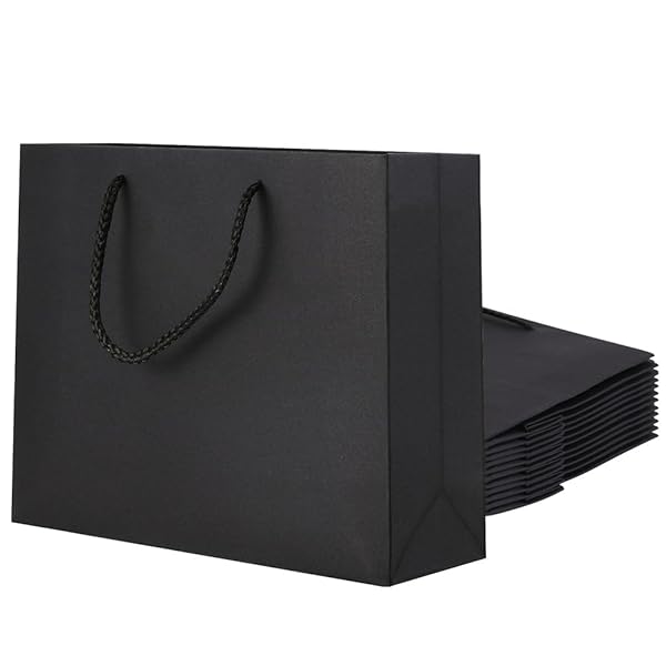 紙袋 手提げ袋 厚手タイプ ギフトバッグ 【15枚セット】 丈夫で耐久性があり 再利用可能 紙袋 ギフト 袋 特大紙袋 DIY 包装 パーティー クリスマス 誕...