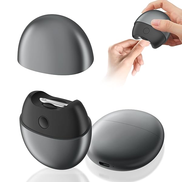 【2025年人気モデル】電動爪切り 電動爪やすり 自動爪切り 爪削り 爪やすり 爪ポリッシャー LEDライト ..