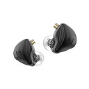 KZ ZEX 静電とBD ハイブリッド技術 有線イヤホン 新しい静電技術を6.8 mm低電圧静電ユニット 空霊深遠クジラの音効 銀メッキライン雑音低減 3.5MM (WITH MIC, Black)