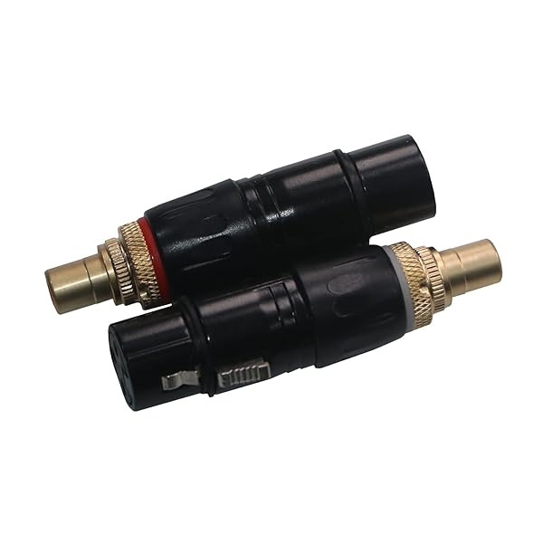 MA-ZA RCAメス-XLR3ピンメス 変換アダプター オーディオ変換アダプタ MA-ZA (4個入り)