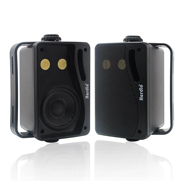 3.5 インチ パッシブ屋外スピーカー有線防水、200 w 3 ウェイ プレミアム マウント壁マウント スピーカ..