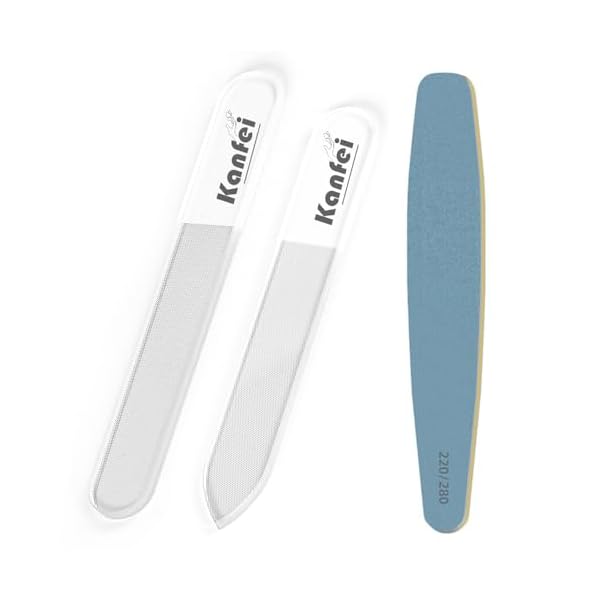 スポンジファイルセット つめみがき つめやすり つや出し ガラス製 ネイルケア