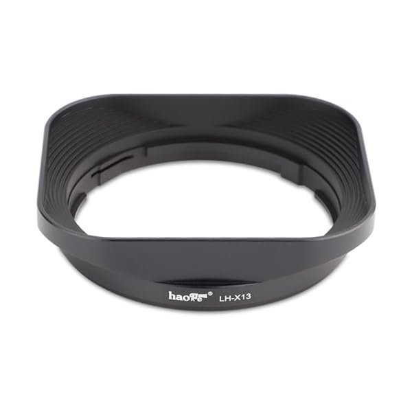 LH-X13 バヨネット スクエア メタルレンズフード 富士フイルム Fujifilm Fuji Fujinon XF 14mm F2.8 R用 XF 18-55mm F2.8-4.0 R LM OIS 用レンズ X-Pro2 X-Pro1 X-T2