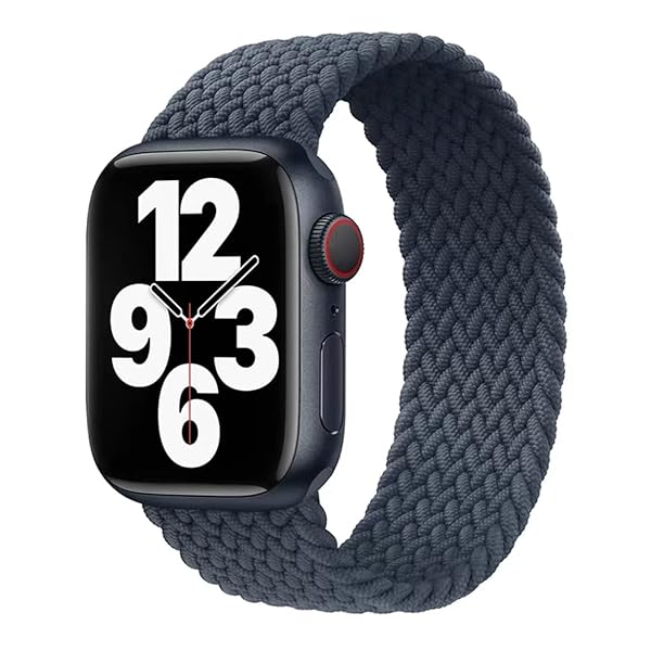 コンパチブル for apple watch バンド 軽量設計 通気性 アップルウォッチ用バンド iwatch バンド 柔らかいシリコーン糸混紡リサイクルヤーン素材 ブレイデッドソロループ apple watch Ultra3/Ultra2/Ultr