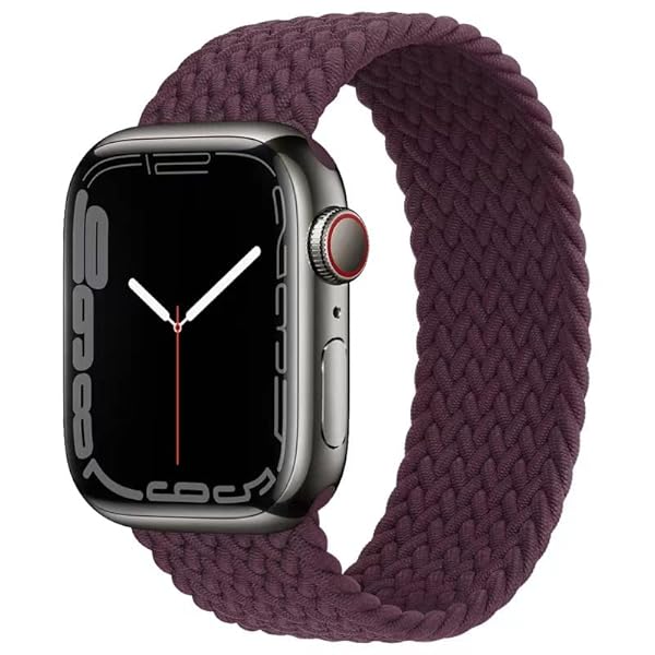 コンパチブル for apple watch バンド 軽量設計 通気性 アップルウォッチ用バンド iwatch バンド 柔らかいシリコーン糸混紡リサイクルヤーン素材 ブレイデッドソロループ apple watch Ultra3/Ultra2/Ultr