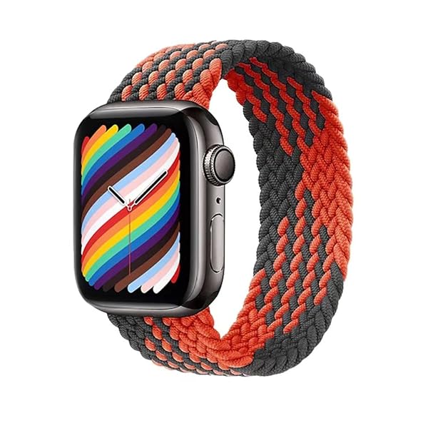 コンパチブル for apple watch バンド 軽量設計 通気性 アップルウォッチ用バンド iwatch バンド 柔らかいシリコーン糸混紡リサイクルヤーン素材 ブレイデッドソロループ apple watch Ultra3/Ultra2/Ultr