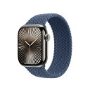 コンパチブル apple watch バンド ブレイデッドソロループ 柔らかいシリコーン糸混紡リサイクルヤーン素材 ステンレス留め具 apple watch ultra3/ultra2/ultra/10/9/8/7/6/5/4/3/2/1/SE対応