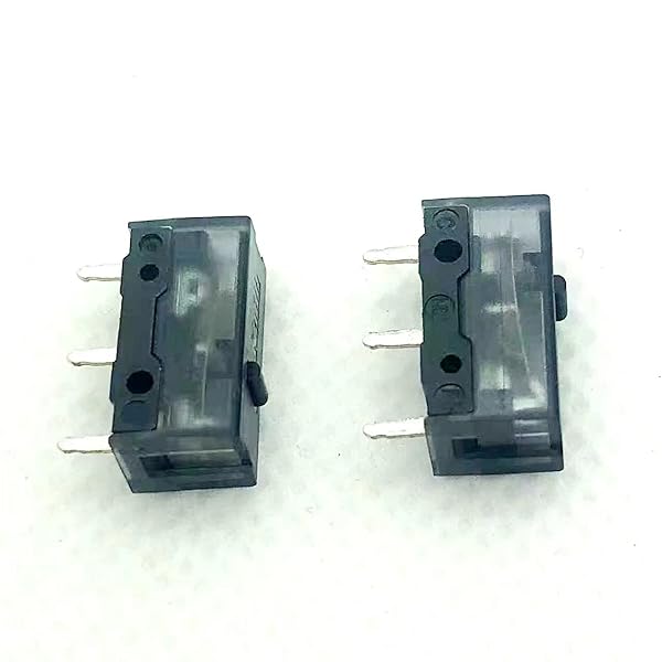 ブラック Kailh GM 8.0 マウススイッチボタン Razer Deathadder Viper Basilisk Logitech G604 G903 G305 G502 G Pro x ゲーミングマウス用 (2個)