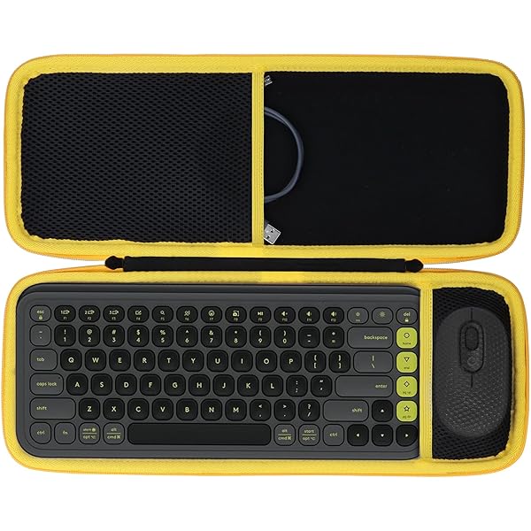 マウスキーボードの組み合わせケースと互換性のあるLogicoolロジクール POP ICON KEYS K680GR K680OW ワイヤレスキーボード + POP MOUSE M370 ワイヤレスマウス(グラファイト ケース)