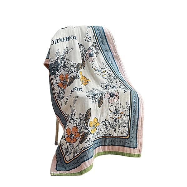 ガーゼ バスタオル 大判 ふわふわ 北欧風可愛い五重綿 沐浴ガーゼタオル 吸水速乾タオル バス タオル ..