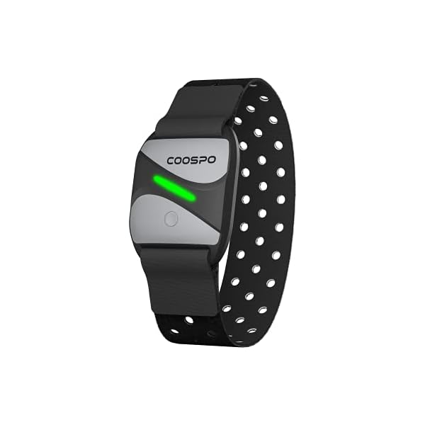 HW807 心拍計アームバンド 心拍センサー 光学式 ハートレートモニター Bluetooth&ANT+対応 IP67防水 心..