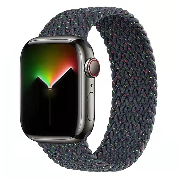 コンパチブル apple watch バンド ブレイデッドソロループ Ultra2/ultra/10/9/8/7/6/5/4/3/2/1/SEに対応 スポーツバンド