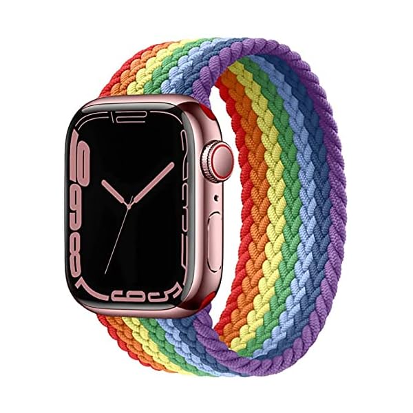 コンパチブル apple watch バンド ブレイデッドソロループ Ultra2/ultra/10/9/8/7/6/5/4/3/2/1/SEに対応 スポーツバンド