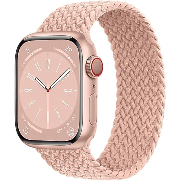 コンパチブル apple watch バンド ブレイデッドソロループ 柔らかいシリコーン糸混紡リサイクルヤーン素材 ステンレス留め具 apple watch ultra3/ultra2/ultra/10/9/8/7/6/5/4/3/2/1/SE対応