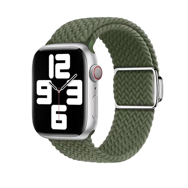 コンパチブル apple watch バンド マグネット式クラスプ ブレイデッドソロループ iWatch SE/Series Ultra3 Ultra2 Ultra 10 9 8 7 6 5 4 3 2 1対応 38mm 40mm 41mm 42mm