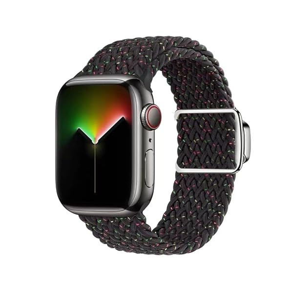 コンパチブル apple watch バンド マグネット式クラスプ ブレイデッドソロループ iWatch SE/Series Ultra3 Ultra2 Ultra 10 9 8 7 6 5 4 3 2 1対応 38mm 40mm 41mm 42mm