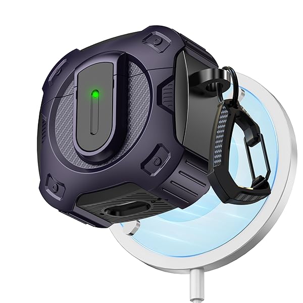 AirPods第4世代ケース、2024年新宇宙テーマケース。AirPods第4世代に対応、ロック機能付き、ミリタリー..